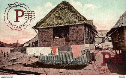 FILIPINAS. PHILIPPINES. NATIVE HOME, MANILA