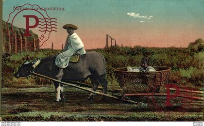 FILIPINAS. PHILIPPINES. NATIVE TRANSPORTATION.