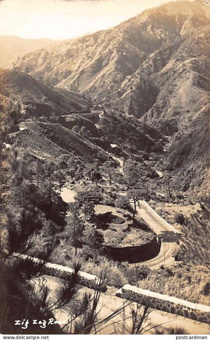 Philippines - Zig-Zag Road - REAL PHOTO