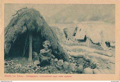 PHILIPPIJNEN  :  VERLATENHEID EENER ARME WEDUWE      2 SCANS