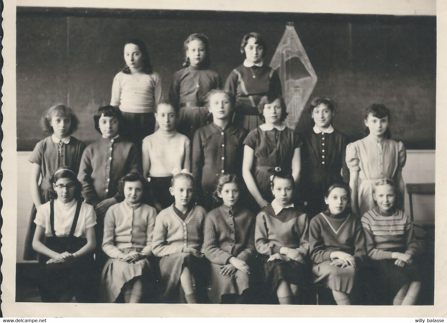 Photo (17X12cm)  Châtelet Ecole Boubier filles