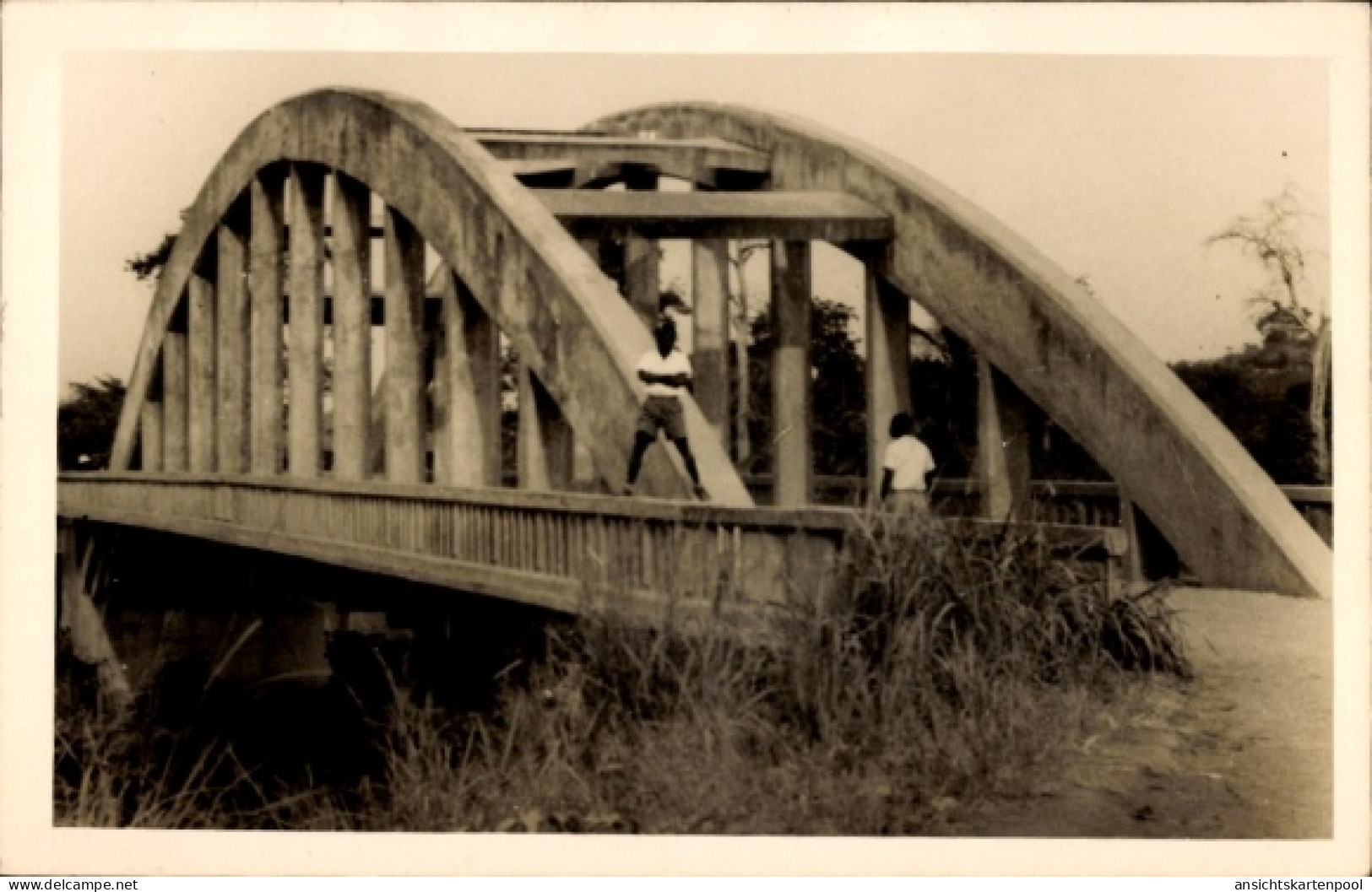 Photo Brazzaville Französisch Kongo, Brücke