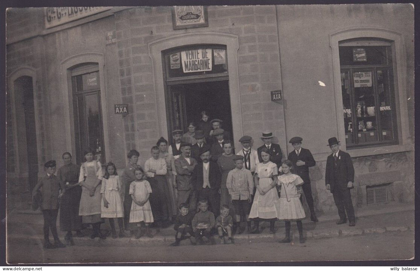 +++ Photo Carte - JEMEPPE SUR SAMBRE - Rue du Grand Bois - Magasin - Commerce - La Couronne  //
