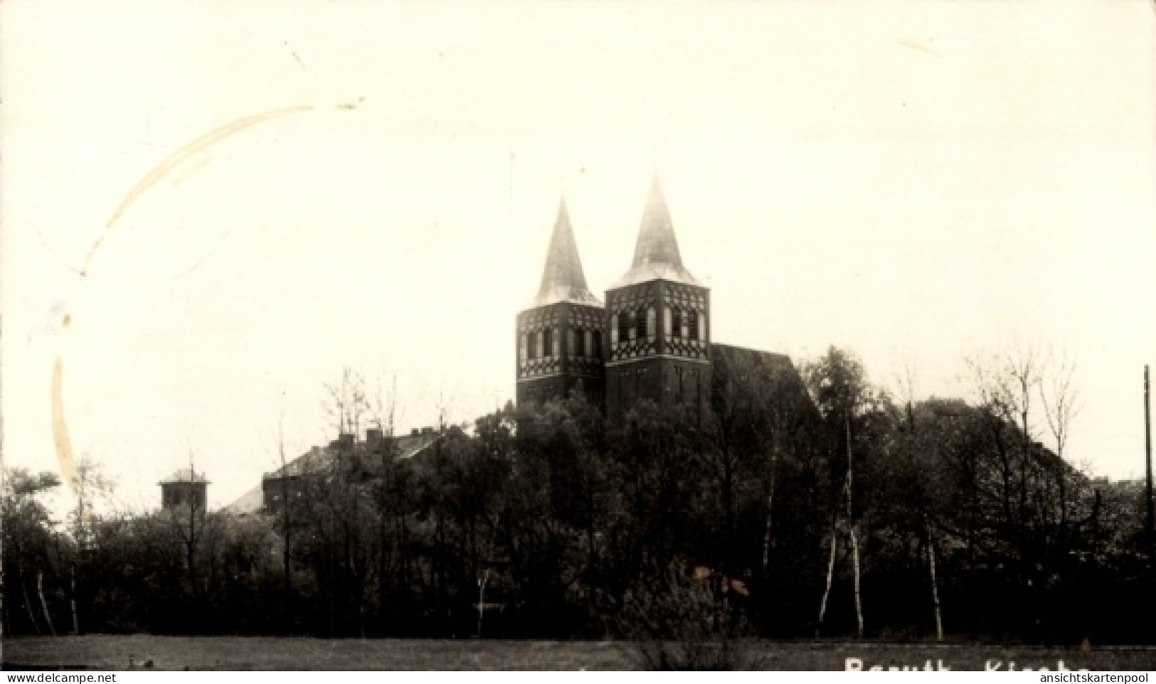 Photo CPA Baruth in der Mark, Kirche
