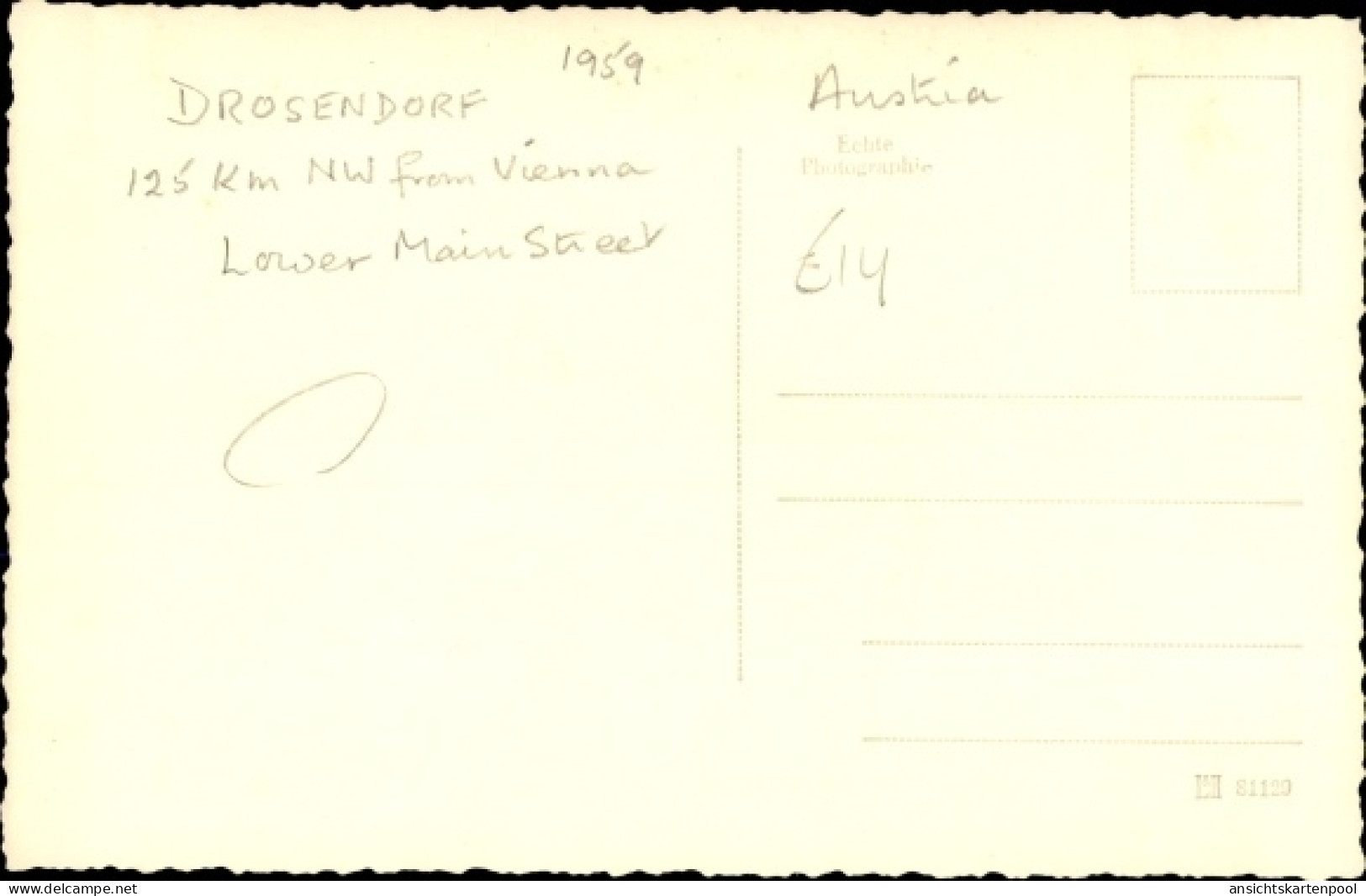 Photo CPA Drosendorf Zissersdorf in Niederösterreich, untere Hauptstraße