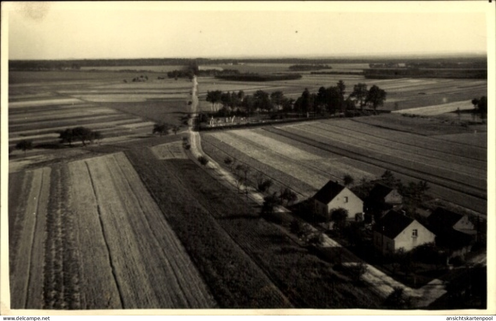 Photo CPA Krieschow Kolkwitz im Spreewald Niederlausitz, Ortsansicht, Felder