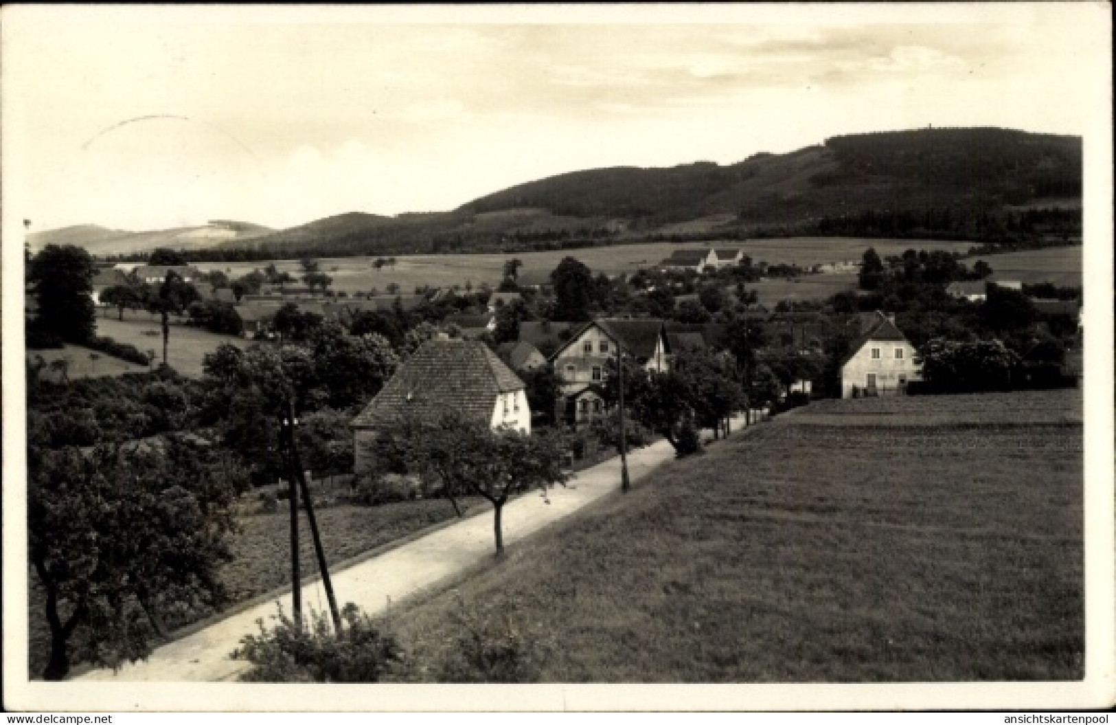 Photo CPA Kubschütz in Sachsen, Teilansicht