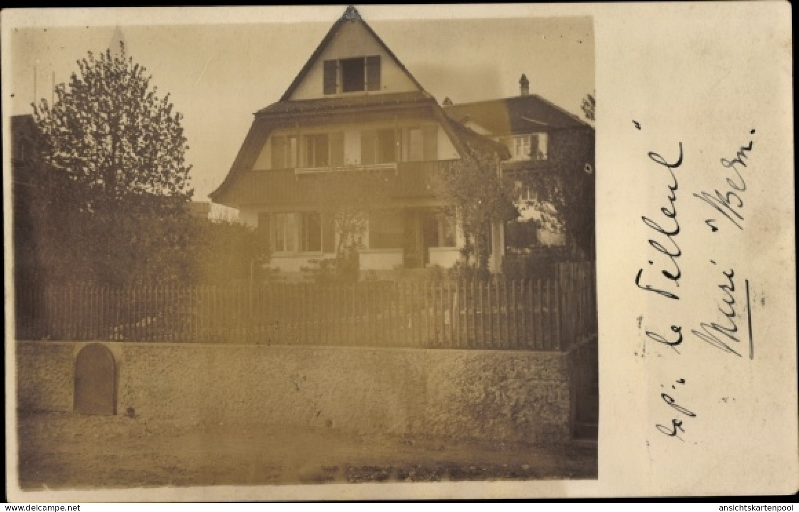 Photo CPA Muri bei Bern, Blick auf ein Wohnhaus