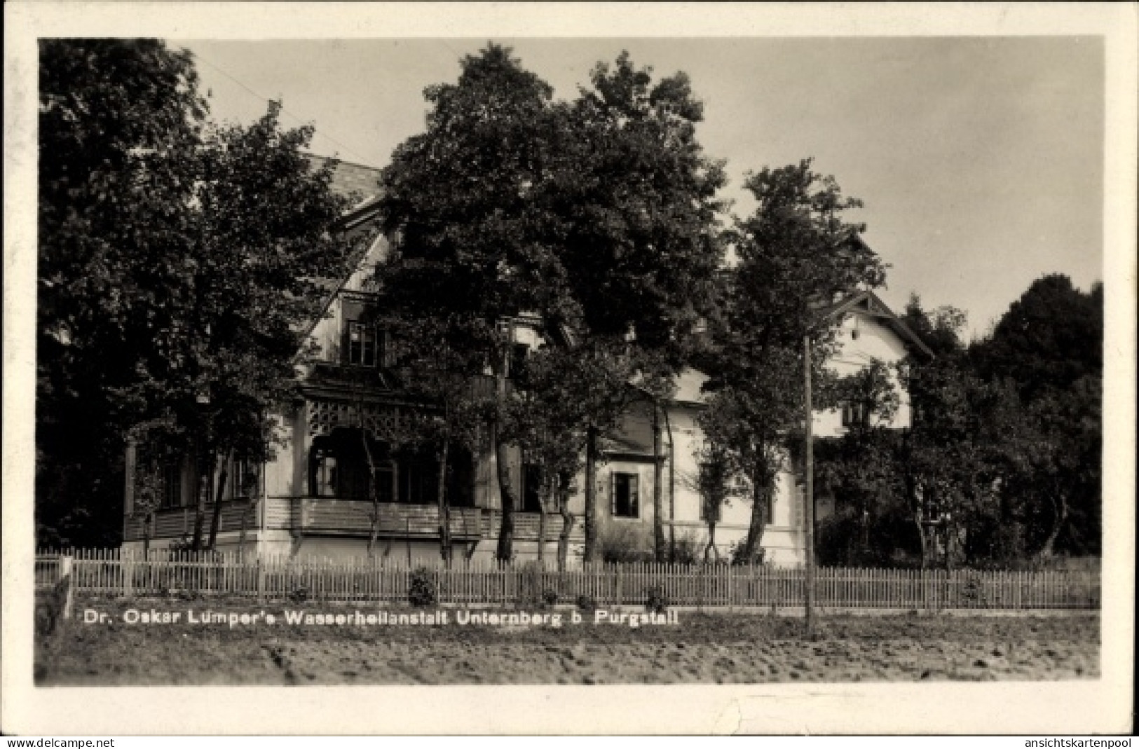 Photo CPA Purgstall an der Erlauf Niederösterreich, Unternberg, Dr. Oskar Lumper's Wasserheilanstalt