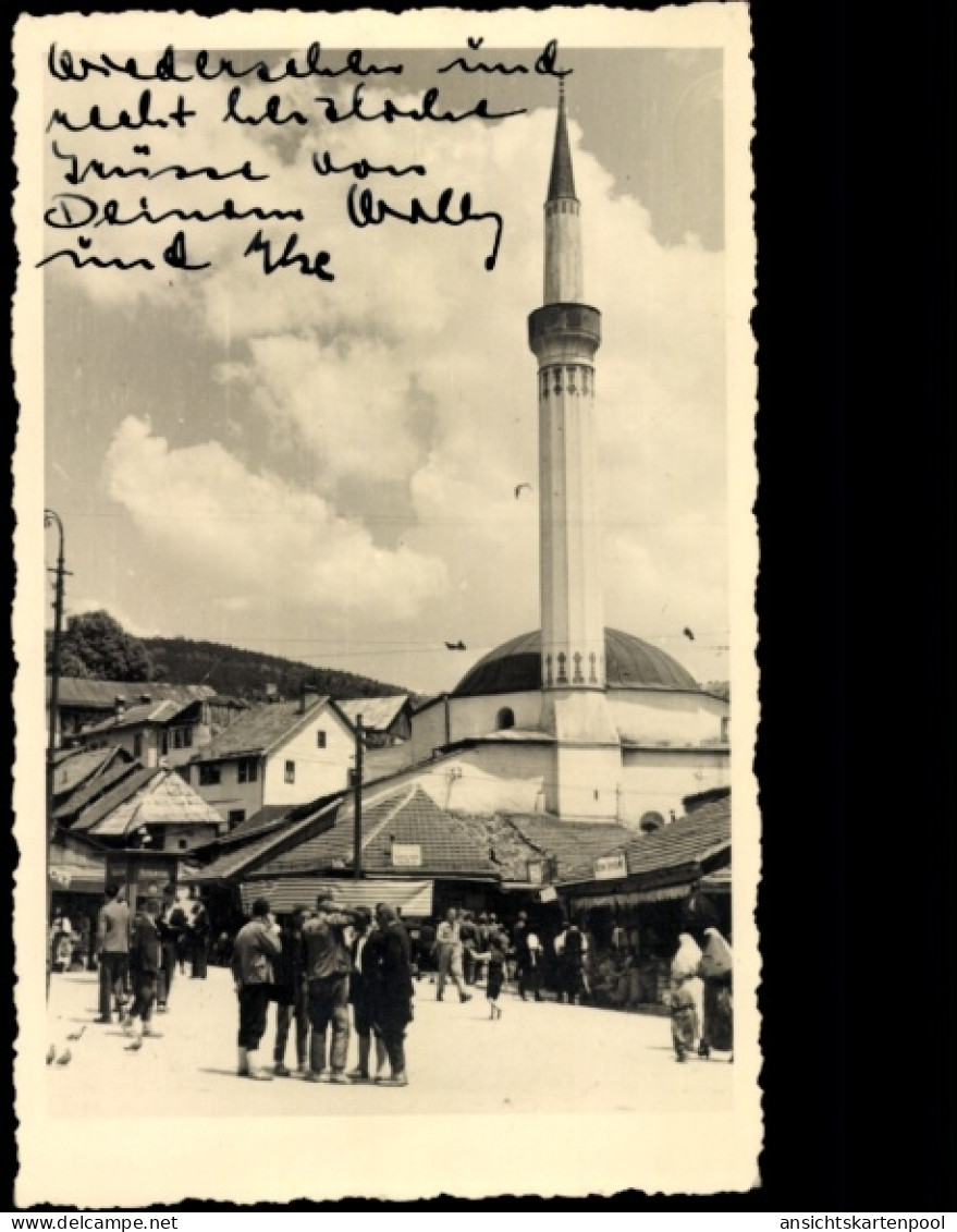Photo CPA Sarajevo Bosnien Herzegowina, Moschee