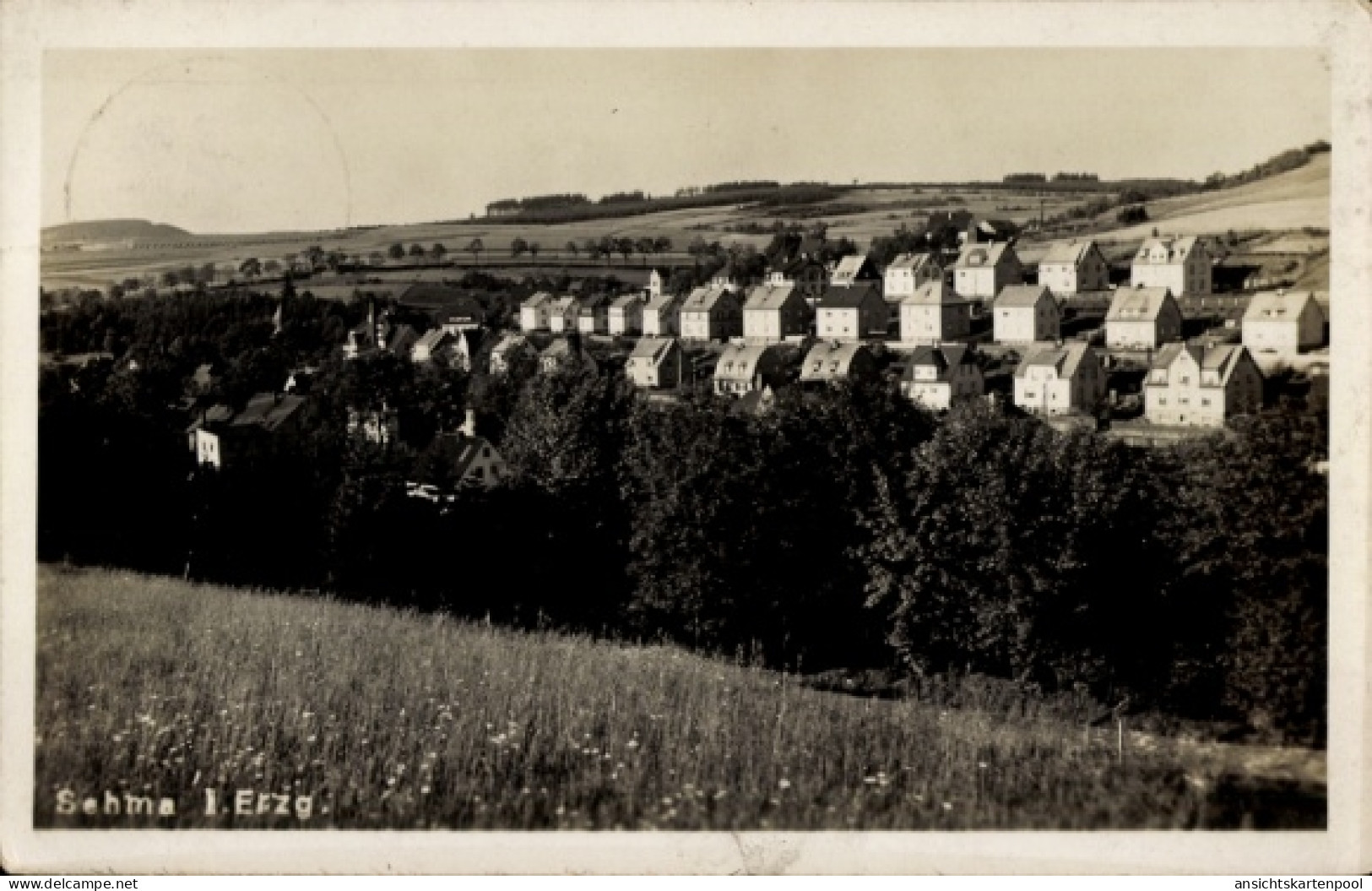 Photo CPA Sehma Sehmatal im Erzgebirge, Siedlung