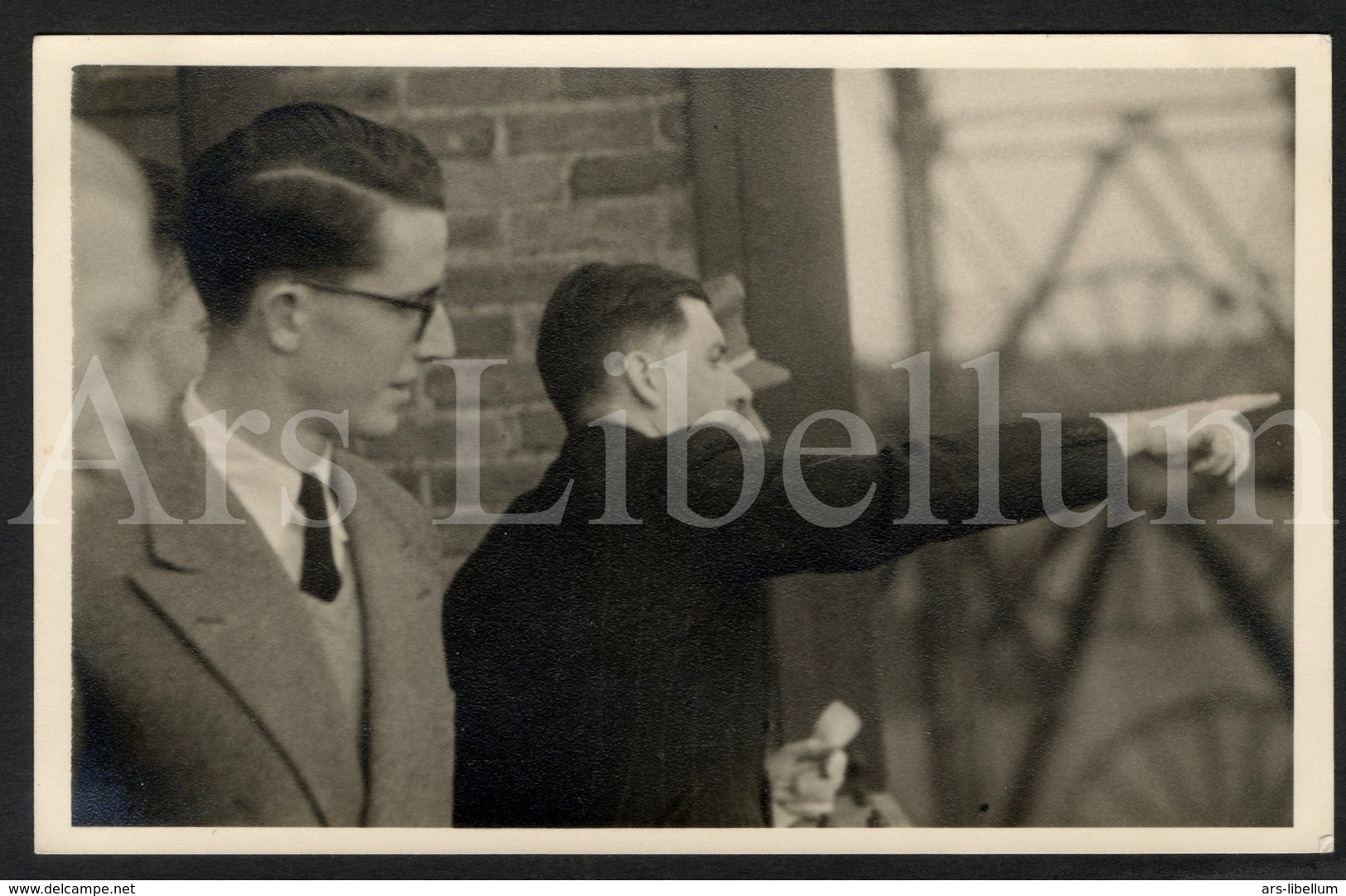 Photo postcard / ROYALTY / België / Belgique / prince Baudouin / prins Boudewijn / Steenkoolmijn van Beringen / 1950