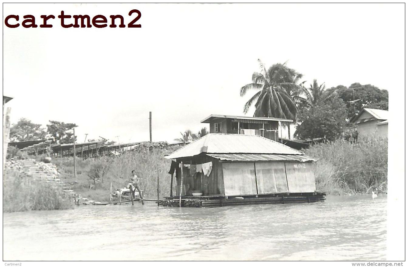 PHOTOGRAPHIE ANCIENNE : SIAM THAILANDE BANGKOK THAÏLAND CHAO PHRAYA BOAT