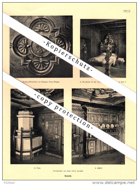 Photographien / Ansichten , 1923 , Scanfs / S-chanf , Kr. Oberengadin , Prospekt , Architektur , Fotos !!!