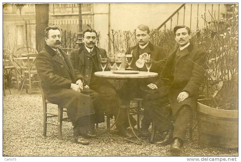 Photos -  Carte-Photo -  Jardins Hommes Bar Boisson - Absinthe