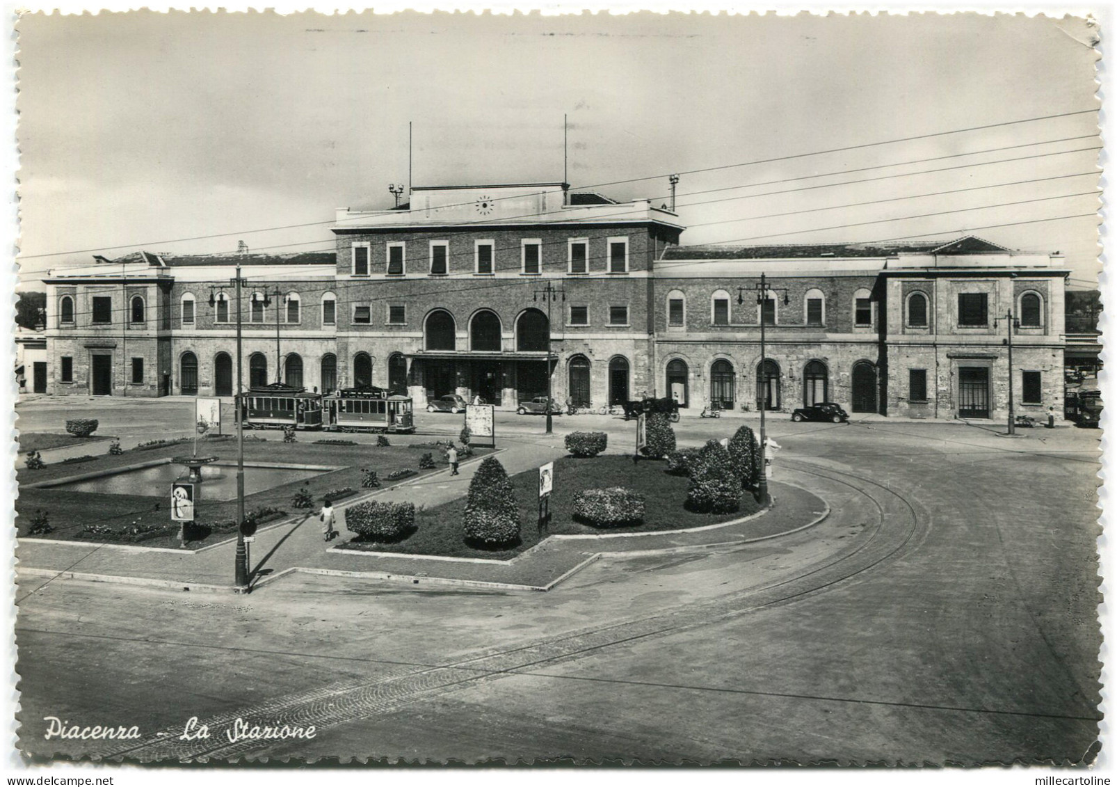 PIACENZA, LA STAZIONE, 1953