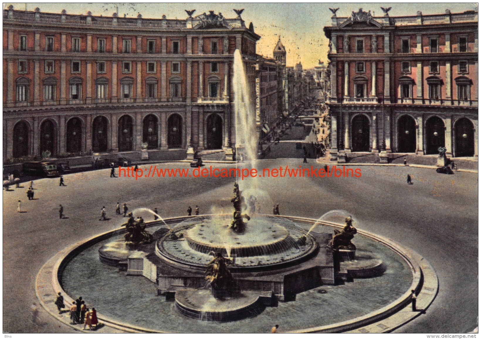 Piazza dell'Esedra e Fontana delle Naiadi - Roma