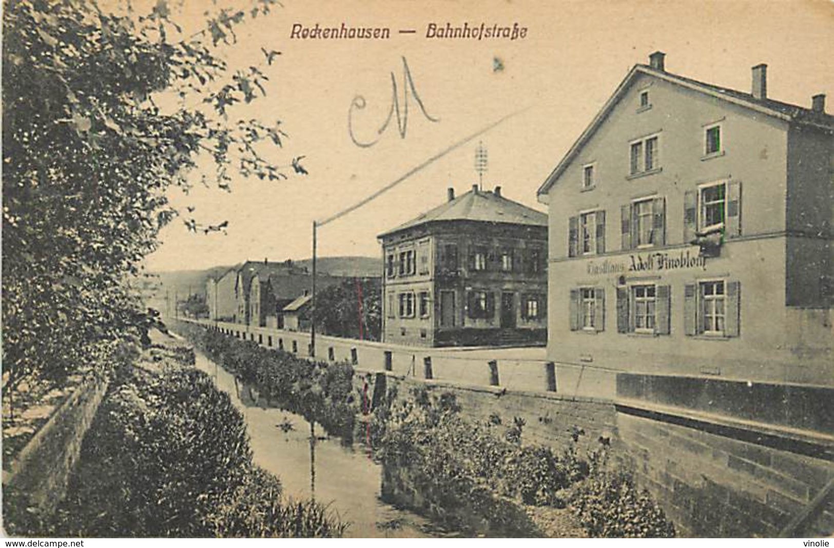 PIE 17-P mo-4642 : ROCKENHAUSEN. BAHNHOFSTRASSE