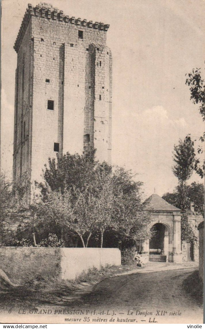 PIE-T. DH-25-2462 : LE GRAND-PRESSIGNY. LE CHATEAU. EDITION LL