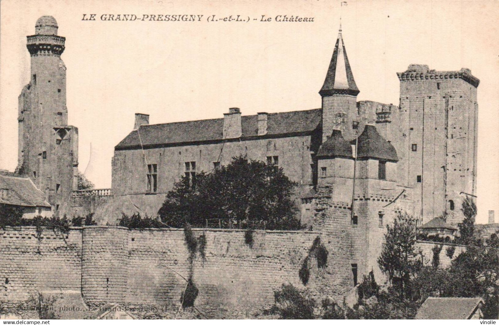 PIE-T. DH-25-2463 : LE GRAND-PRESSIGNY. LE CHATEAU.