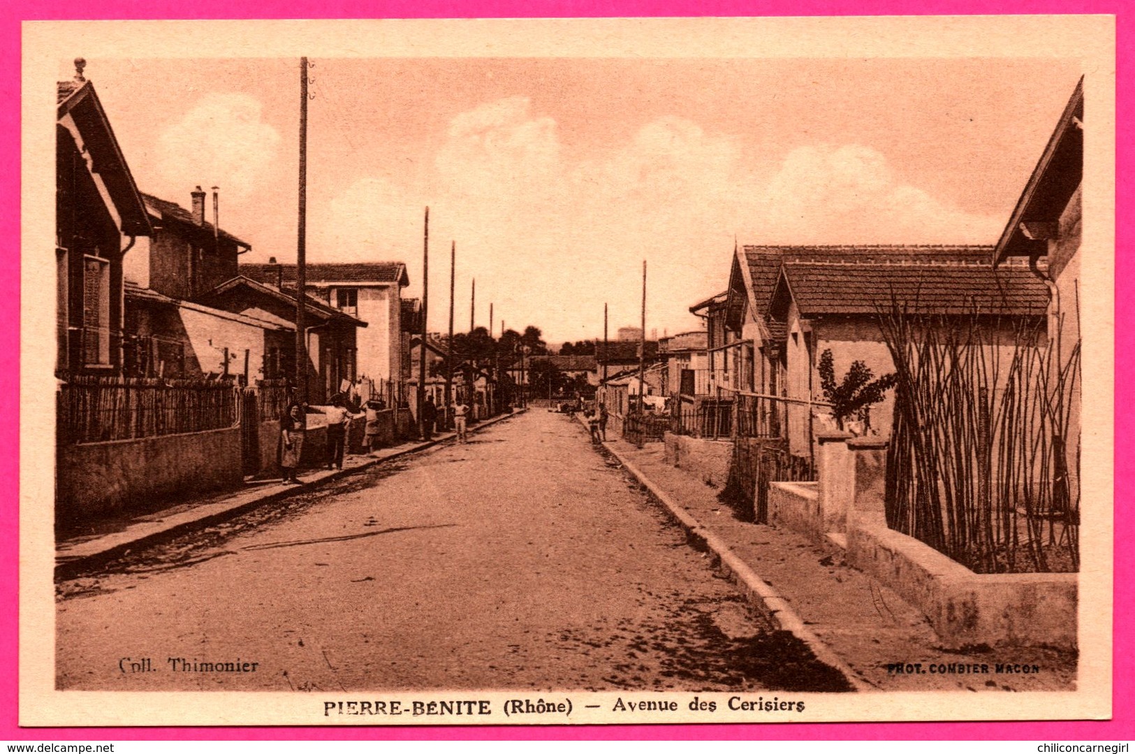 Pierre Bénite - Avenue des Cerisiers - Animée - Coll. THIMONIER - Phot. CIM