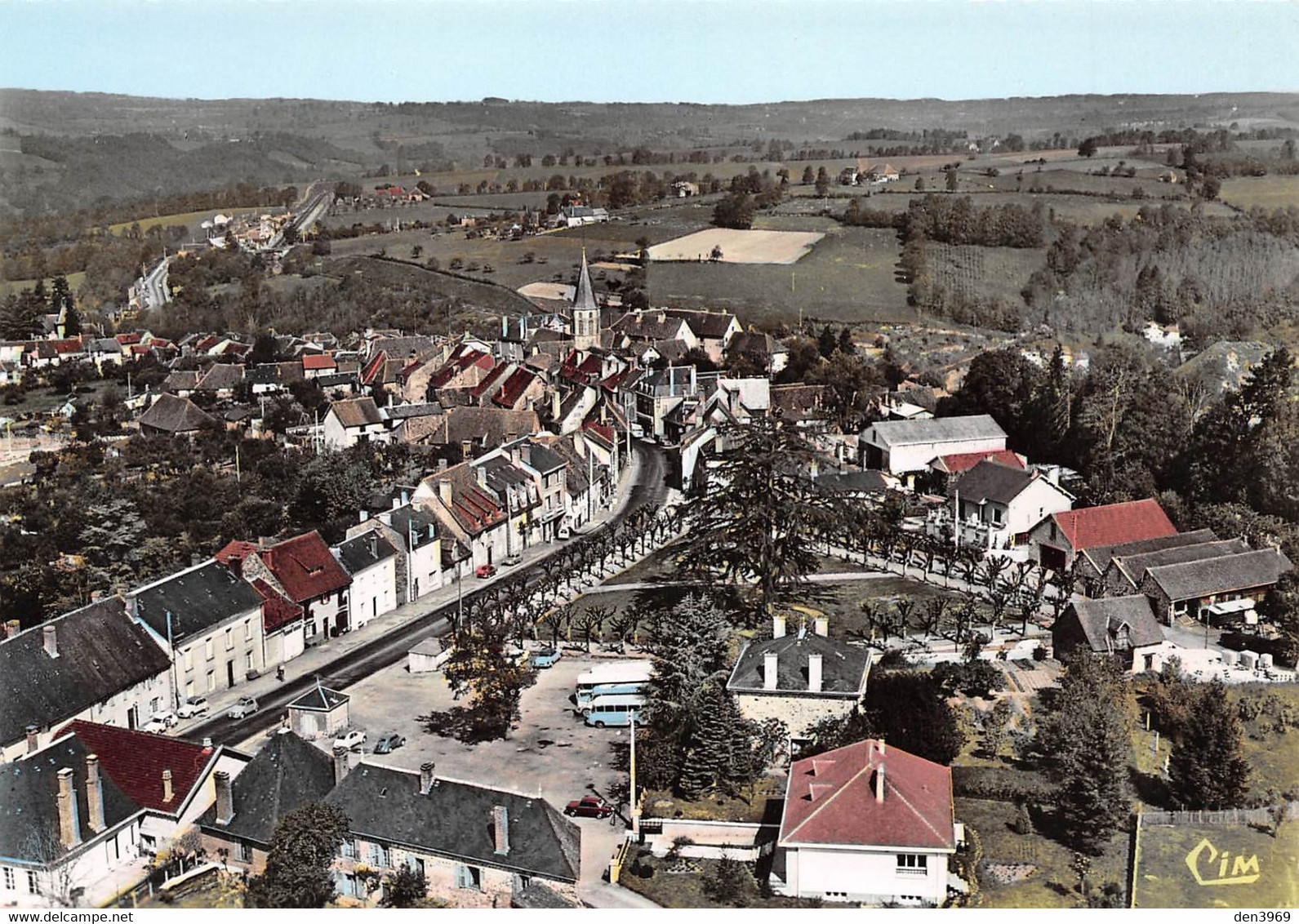 PIERRE-BUFFIERE - Vue générale aérienne