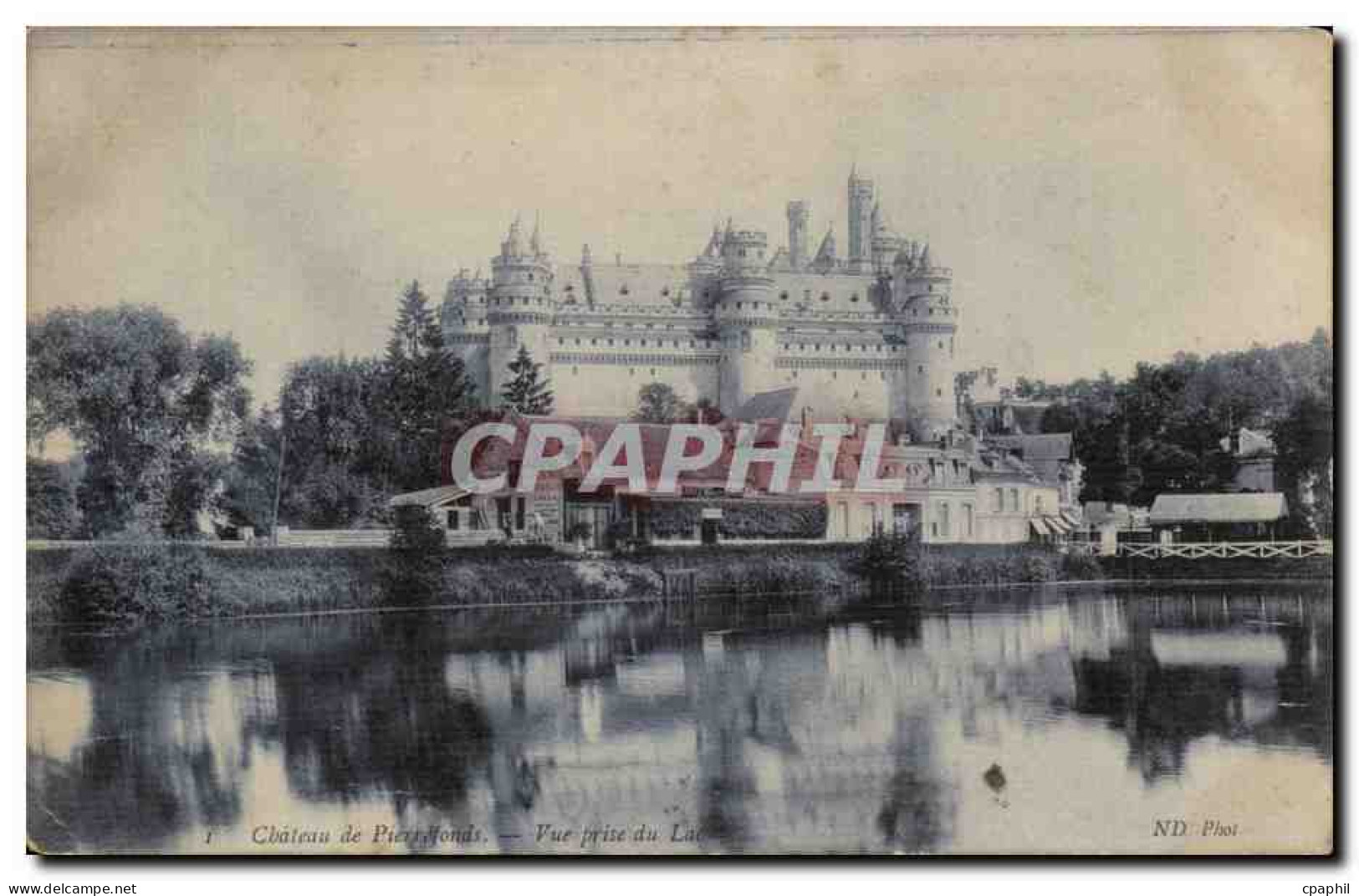 Pierrefonds cPA Chateau