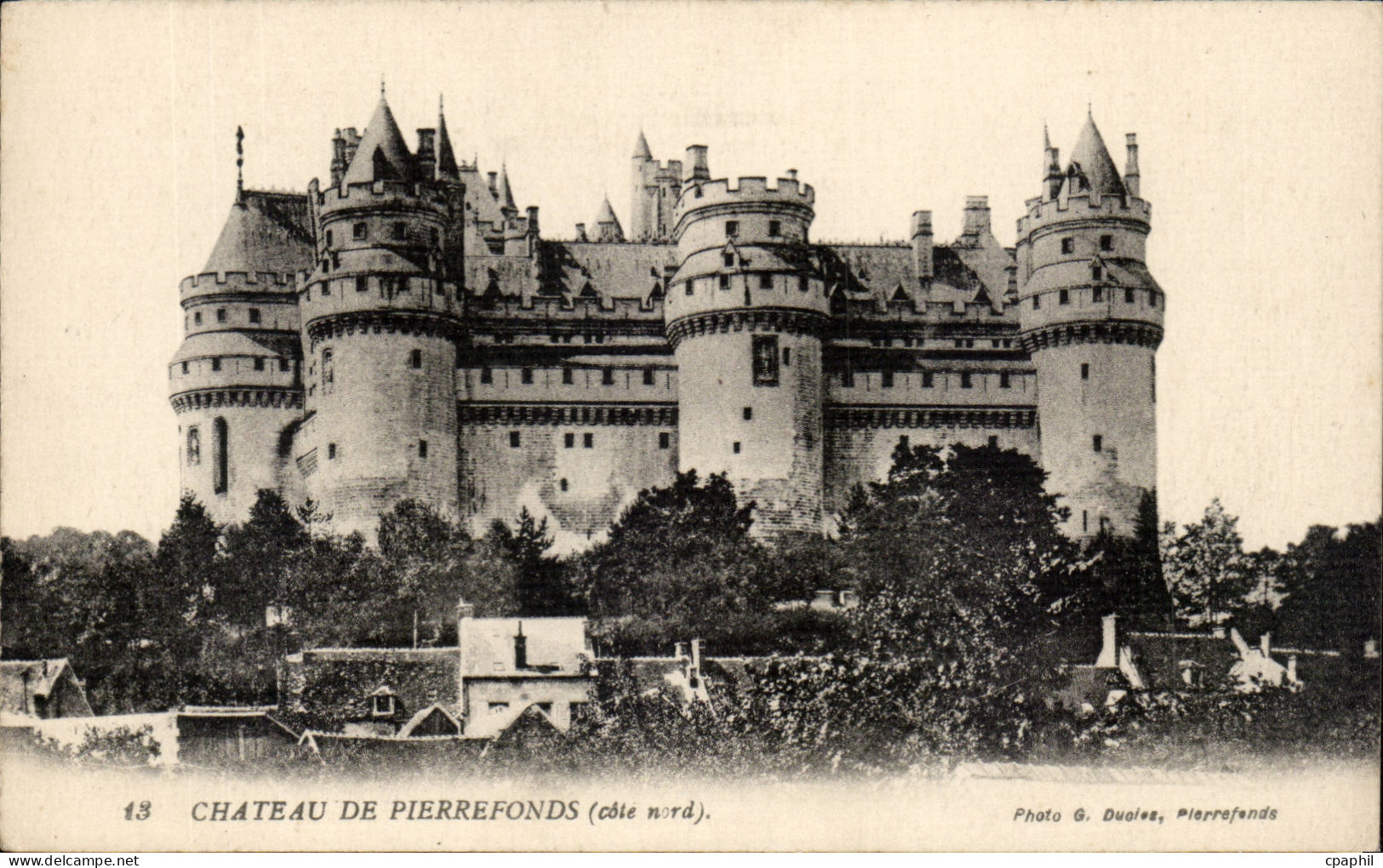 Pierrefonds CPA Chateau