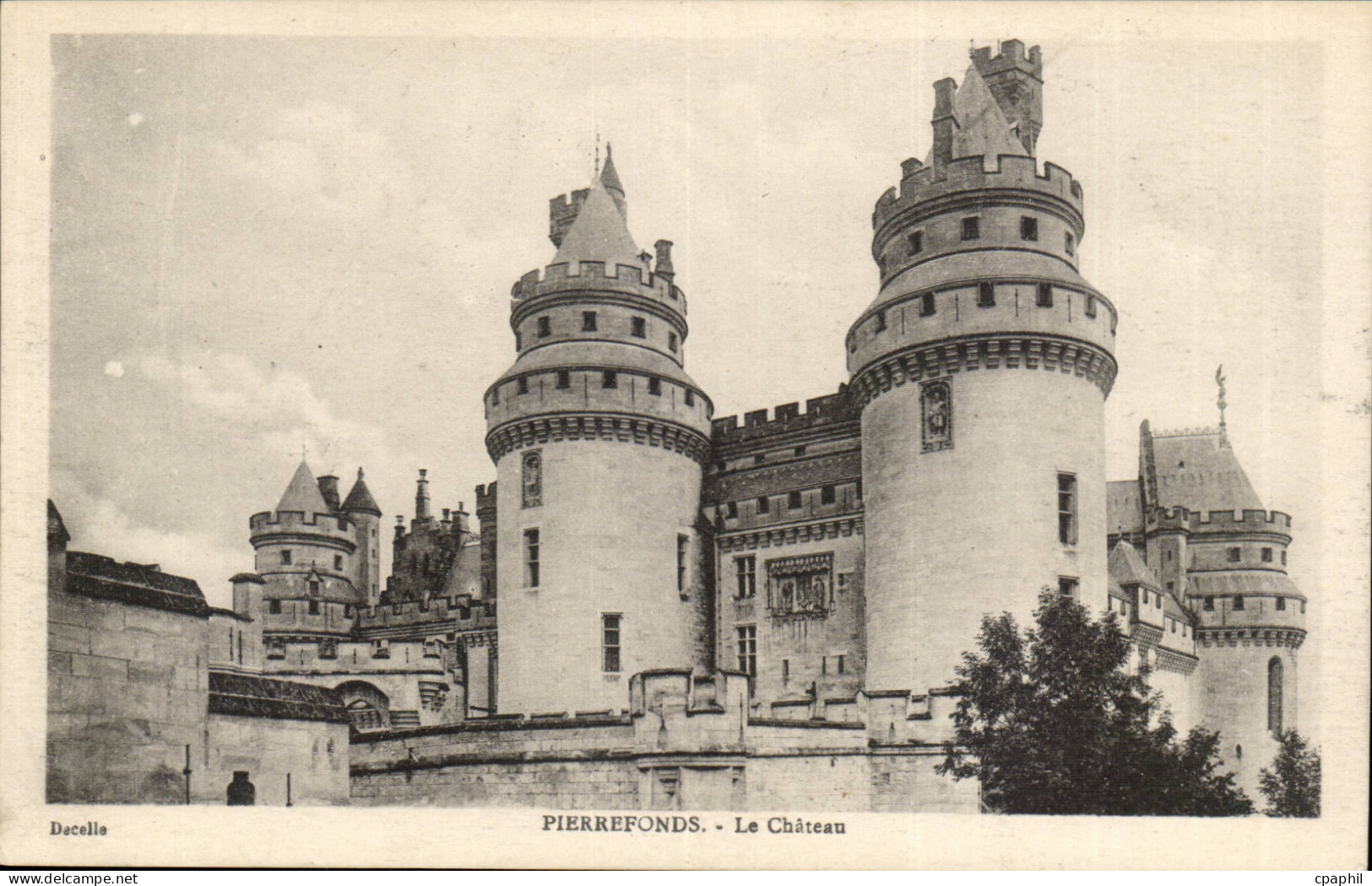 Pierrefonds CPA Le chateau