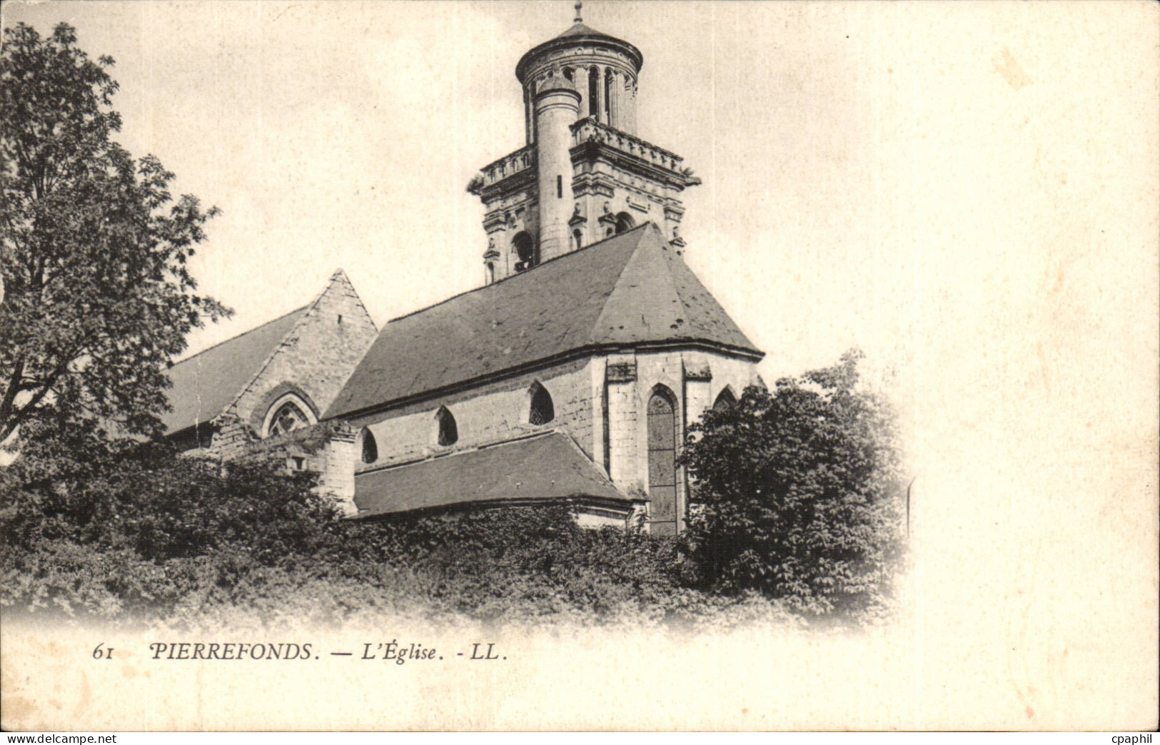 Pierrefonds - L'Eglise - CPA