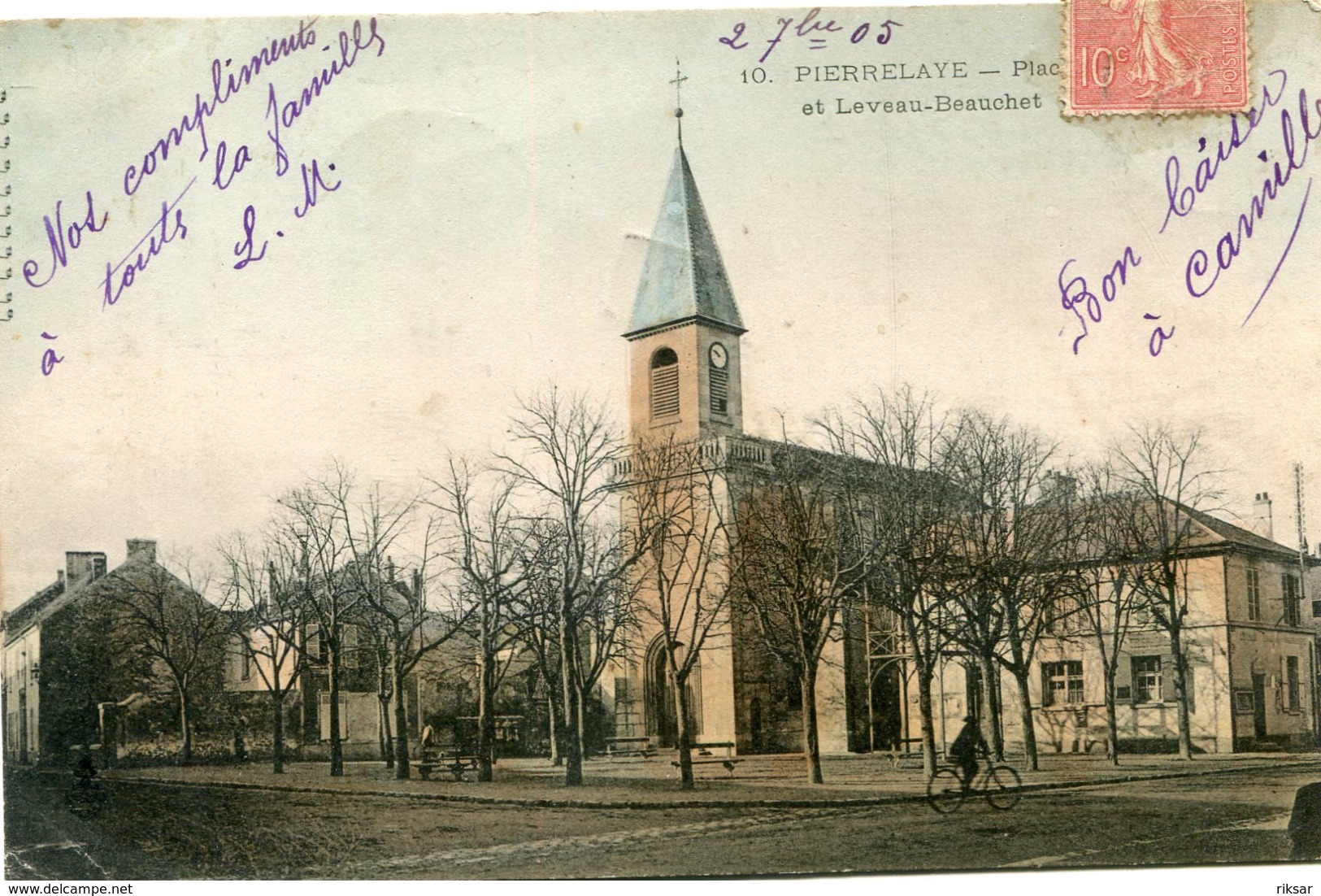 PIERRELAYE(CARTE EN COULEUR)