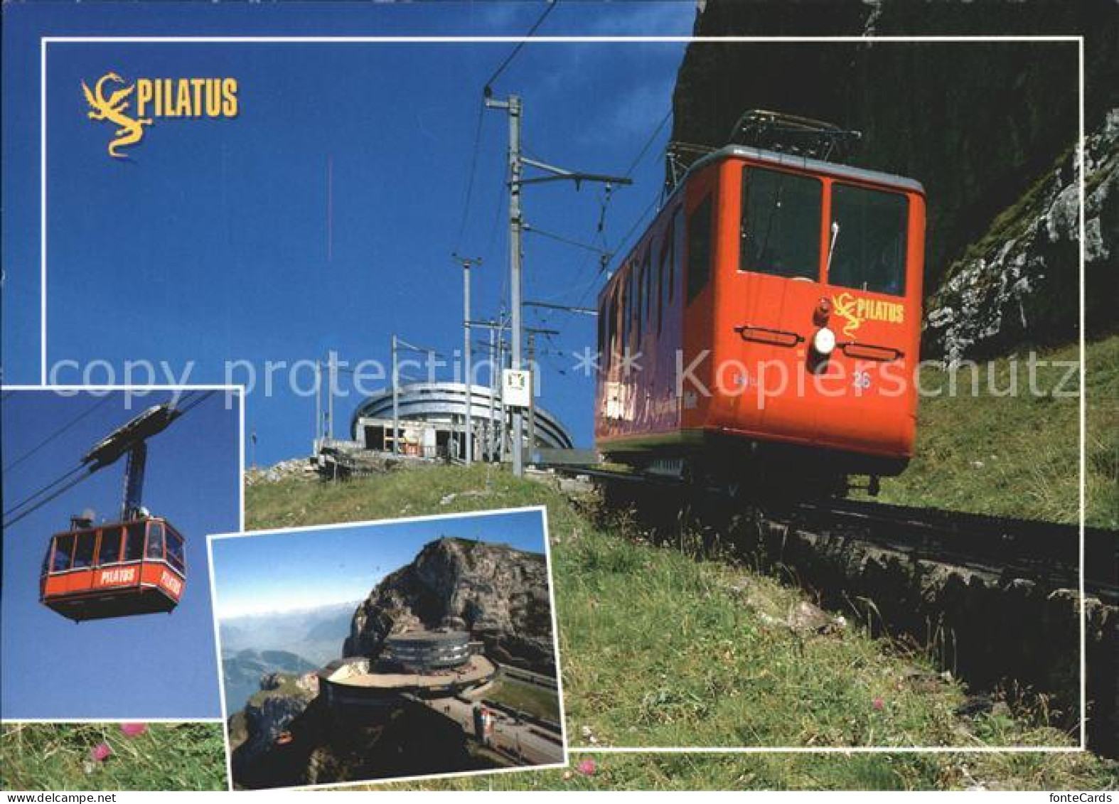 Pilatus Steilste Zahnradbahn der Welt