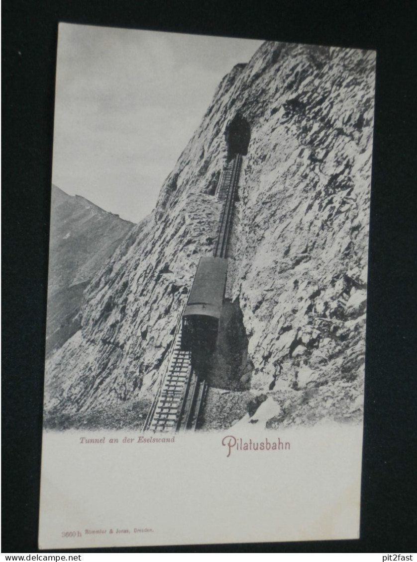 Pilatusbahn b. Alpnach , Schmalspurbahn , ca. 1910 , Ansichtskarte , AK , CPA !!