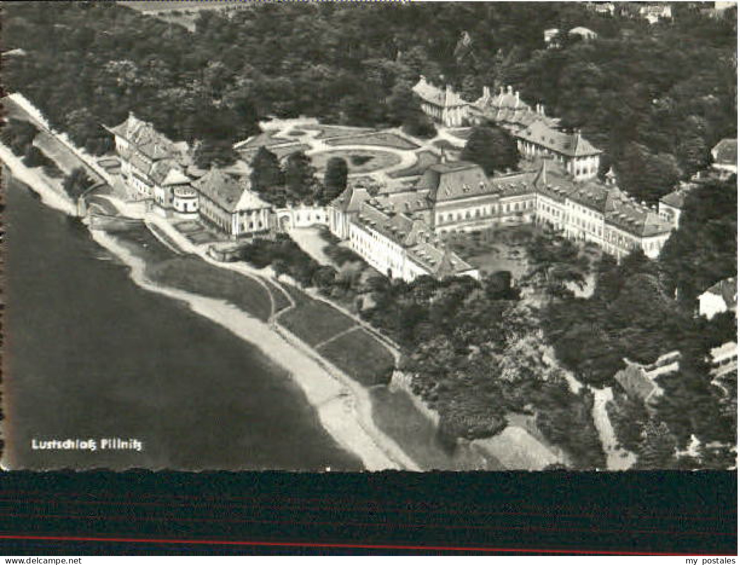 Pillnitz Lustschloss Pillnitz Fliegeraufnahme