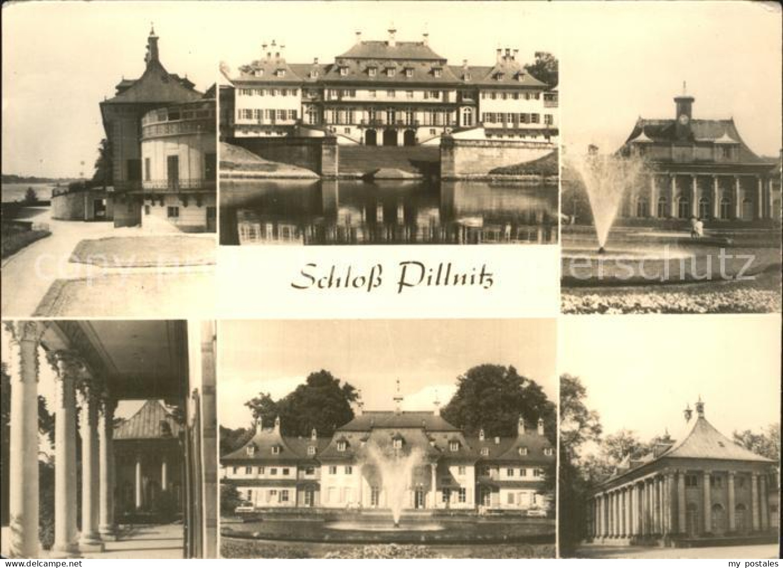 Pillnitz Schloss Pillnitz Teilansichten