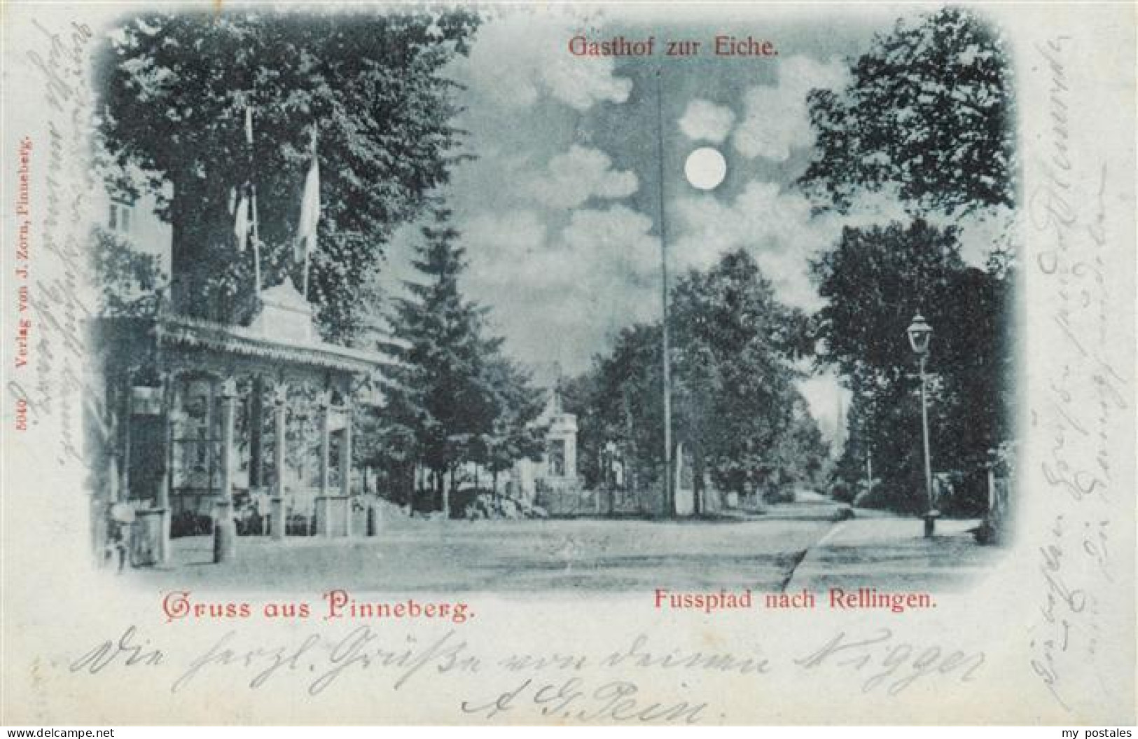 Pinneberg Gasthof zur Eiche Fusspfad nach Rellingen