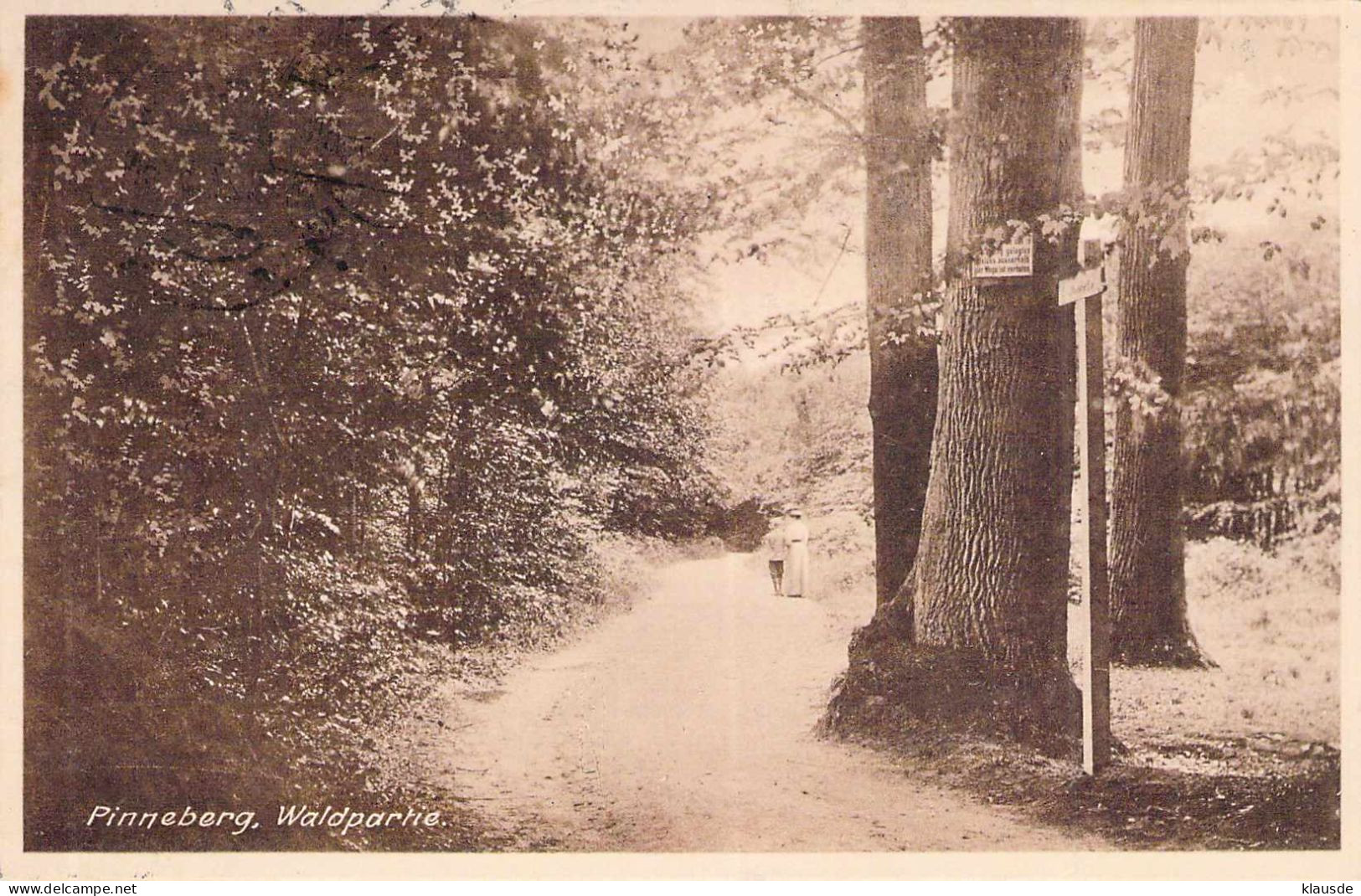 Pinneberg - Waldpartie gel.1927