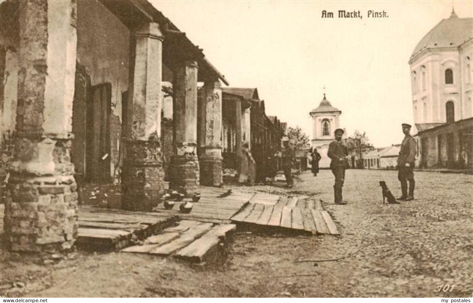 Pinsk Belarus Am Markt