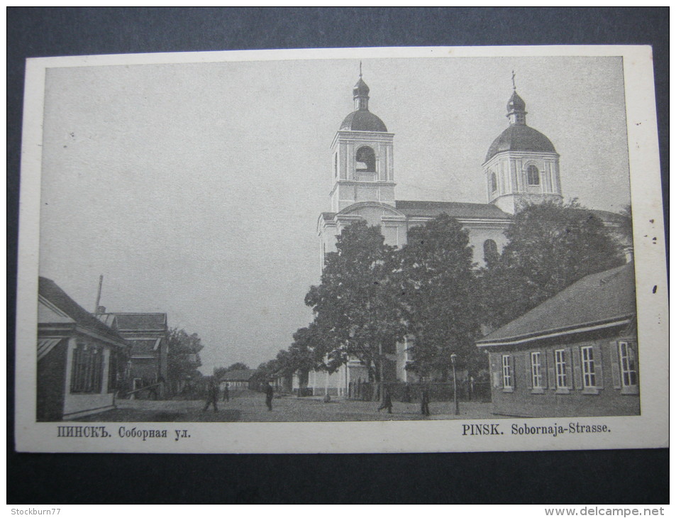 Pinsk ,  Karte um 1918