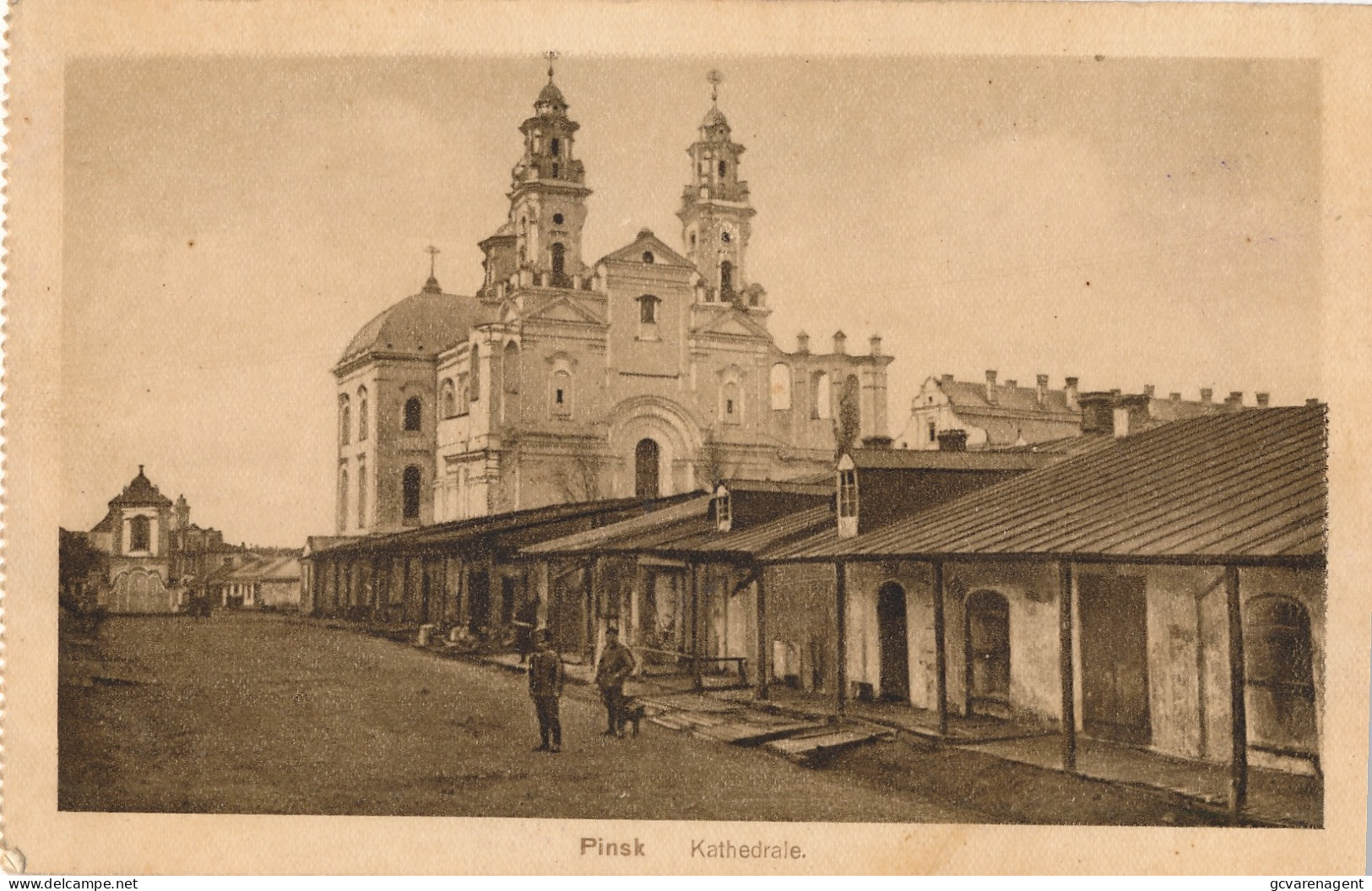 PINSK  KATHEDRALE      1917              2 SCANS