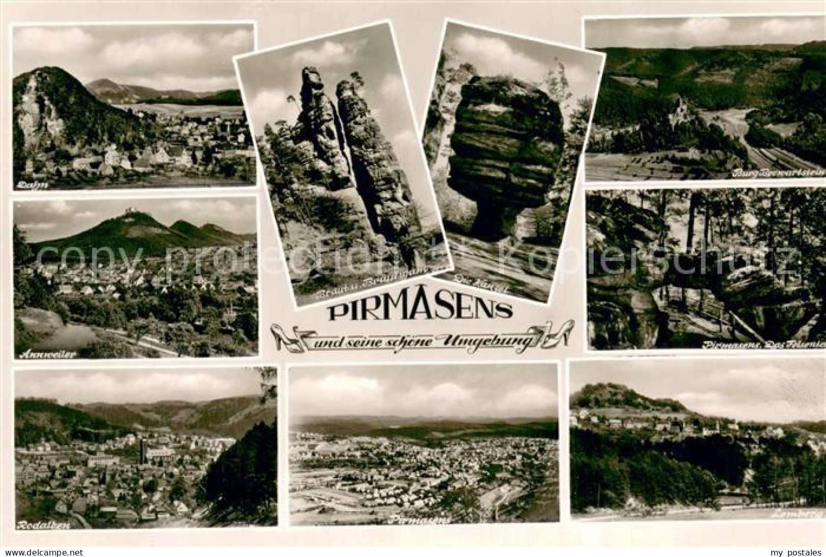 Pirmasens Dahn Annweiler Rodalben Braut und Braeutigam Die Kanzel Pirmasens Lemb