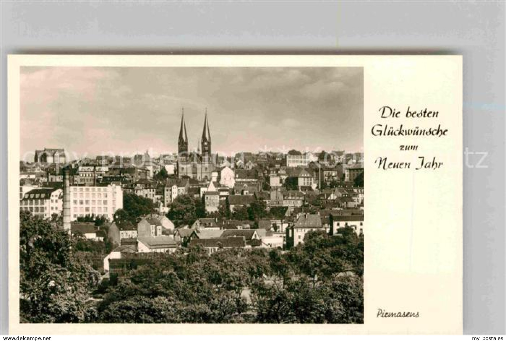 Pirmasens Neujahrskarte