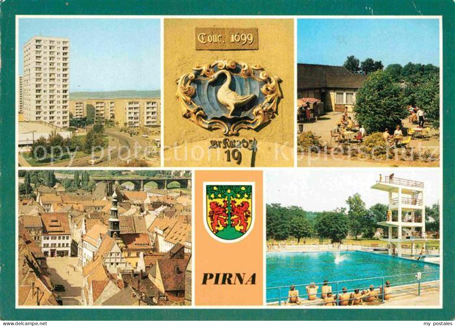 Pirna Elbe Sachsen Gaststaette Naherholungszentrum Pirna Copitz Markt Freibad