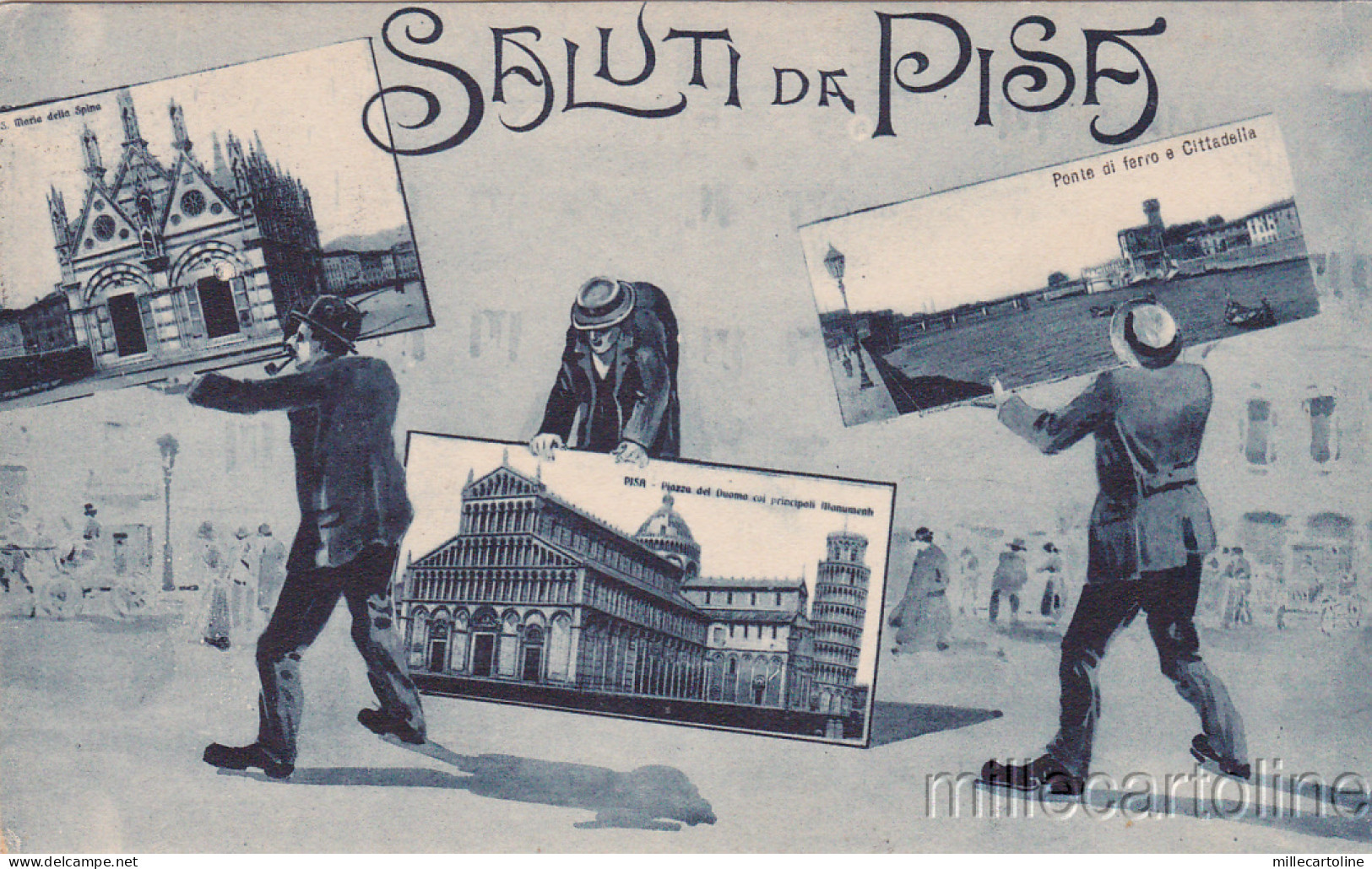 * PISA - Panorami trasportati da uomini 1925