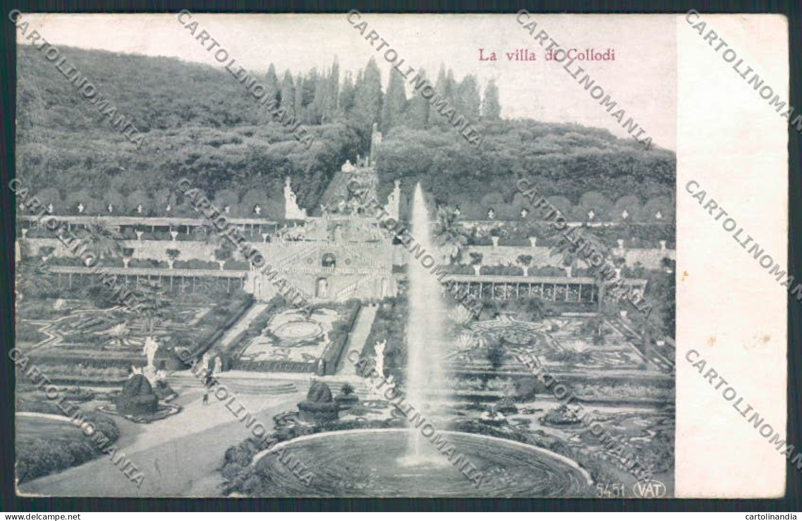 Pistoia Collodi cartolina MV0078