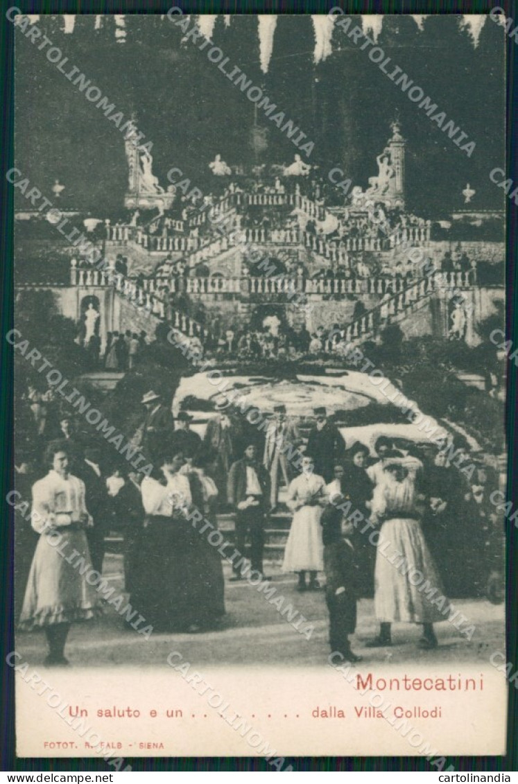 Pistoia Montecatini cartolina KVM0925