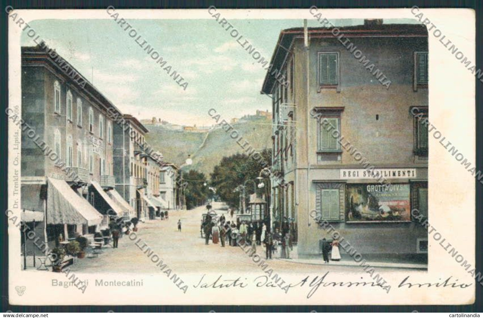 Pistoia Montecatini cartolina MV0210