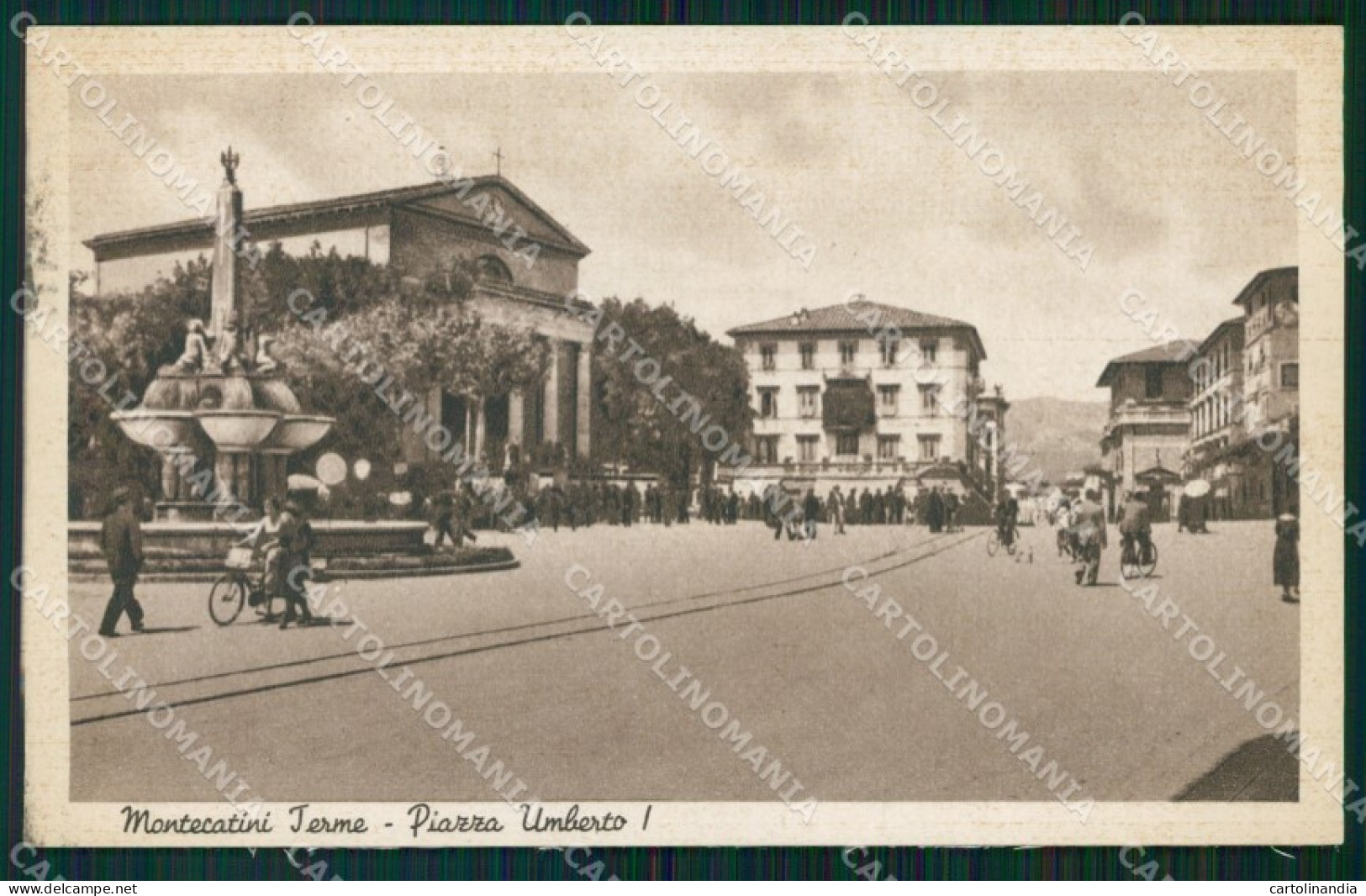 Pistoia Montecatini cartolina WX1997