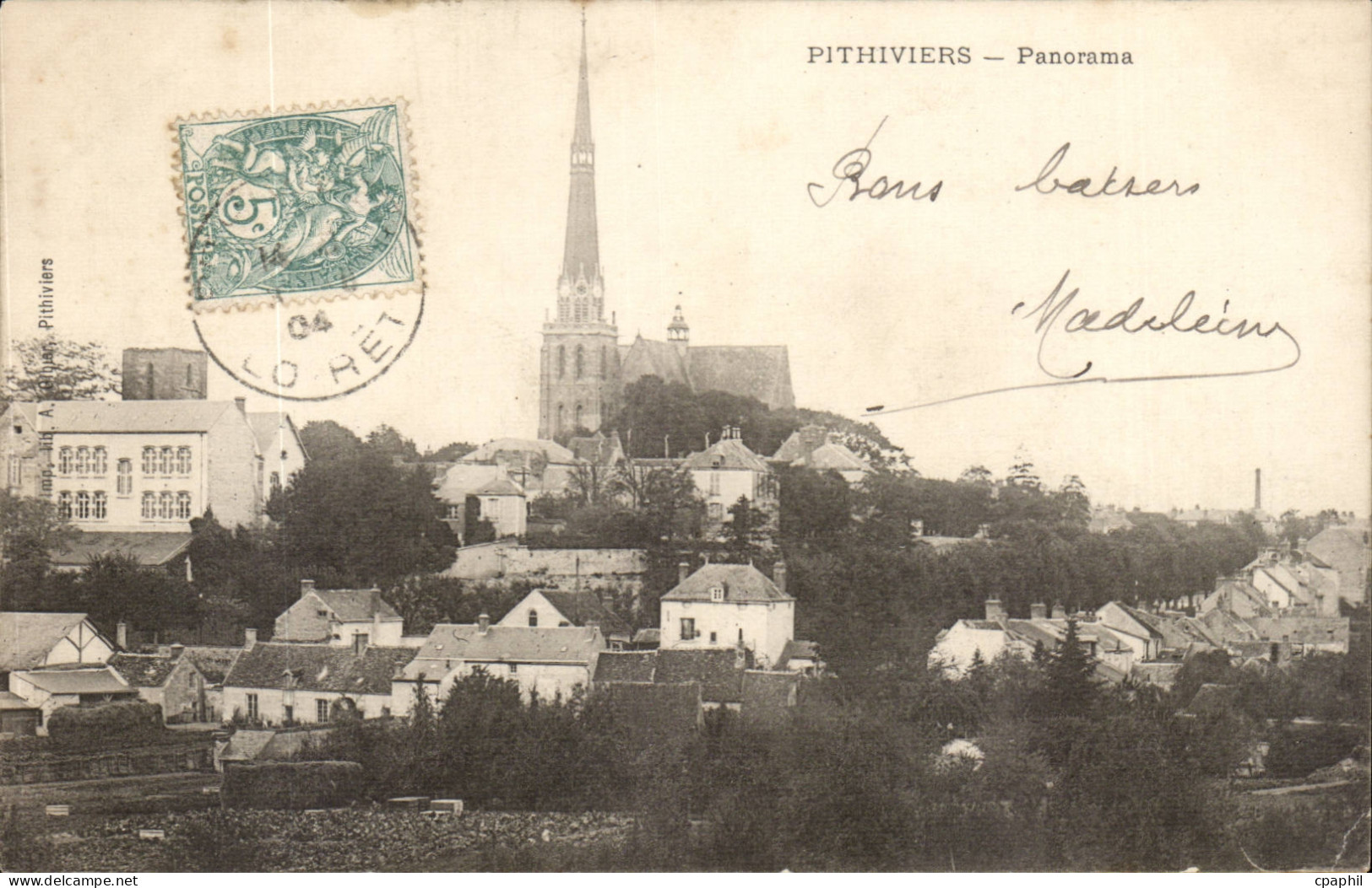 Pithiviers CPA Panorama