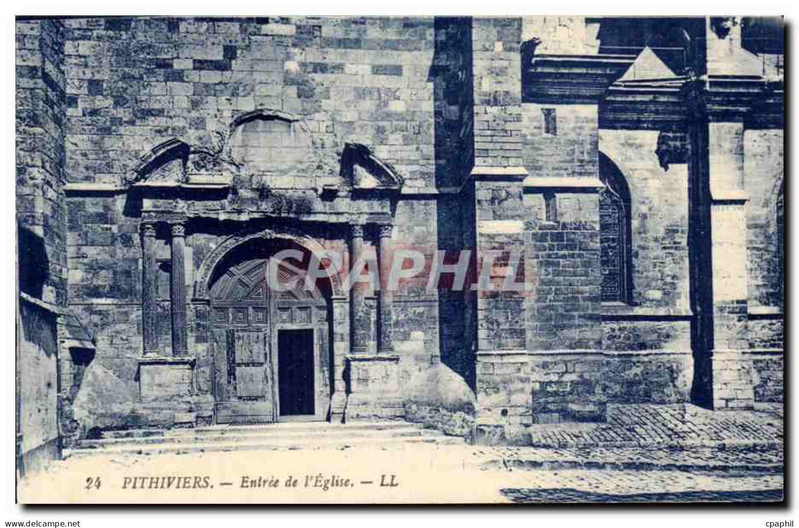 Pithiviers - Entree de L'Egise - CPA